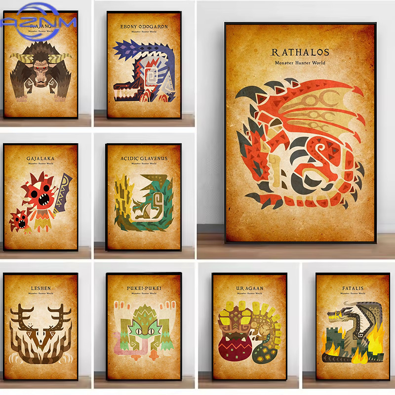 Japanese Lifestyle Game - AZNM Japanese Game Animated Vintage Canvas